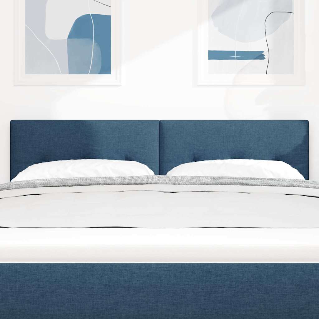 Tête de lit LED avec des lumières à LED Bleu 144 cm Polyester - XIOS