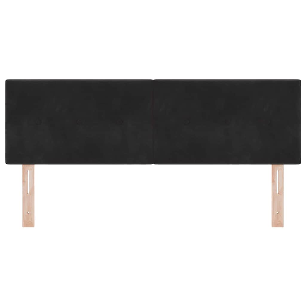Tête de lit LED avec des lumières à LED Noir 144 cm Polyester - XIOS