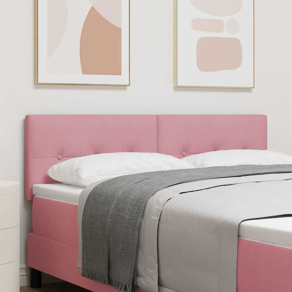 Tête de lit LED avec des lumières à LED Rose 144 cm Polyester - XIOS