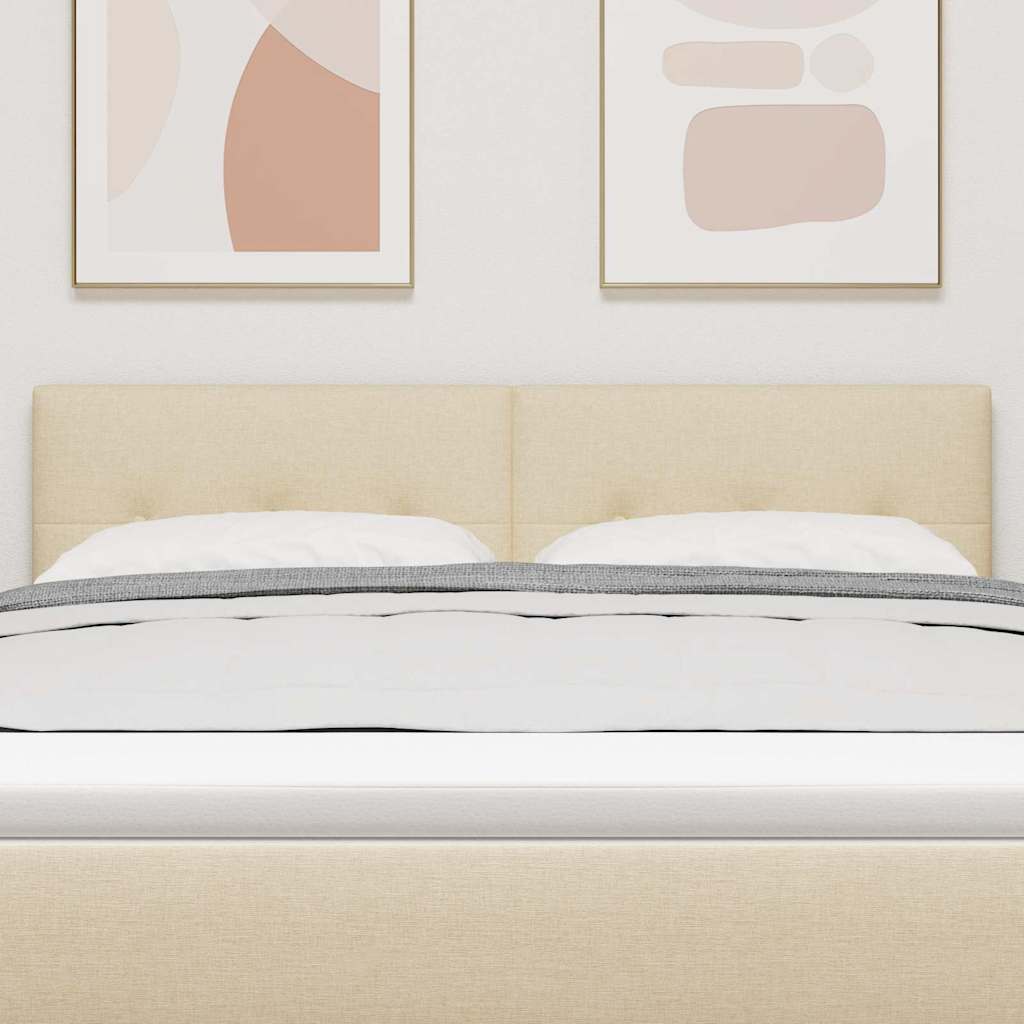 Tête de lit LED avec des lumières à LED Crème 160 cm Polyester - XIOS