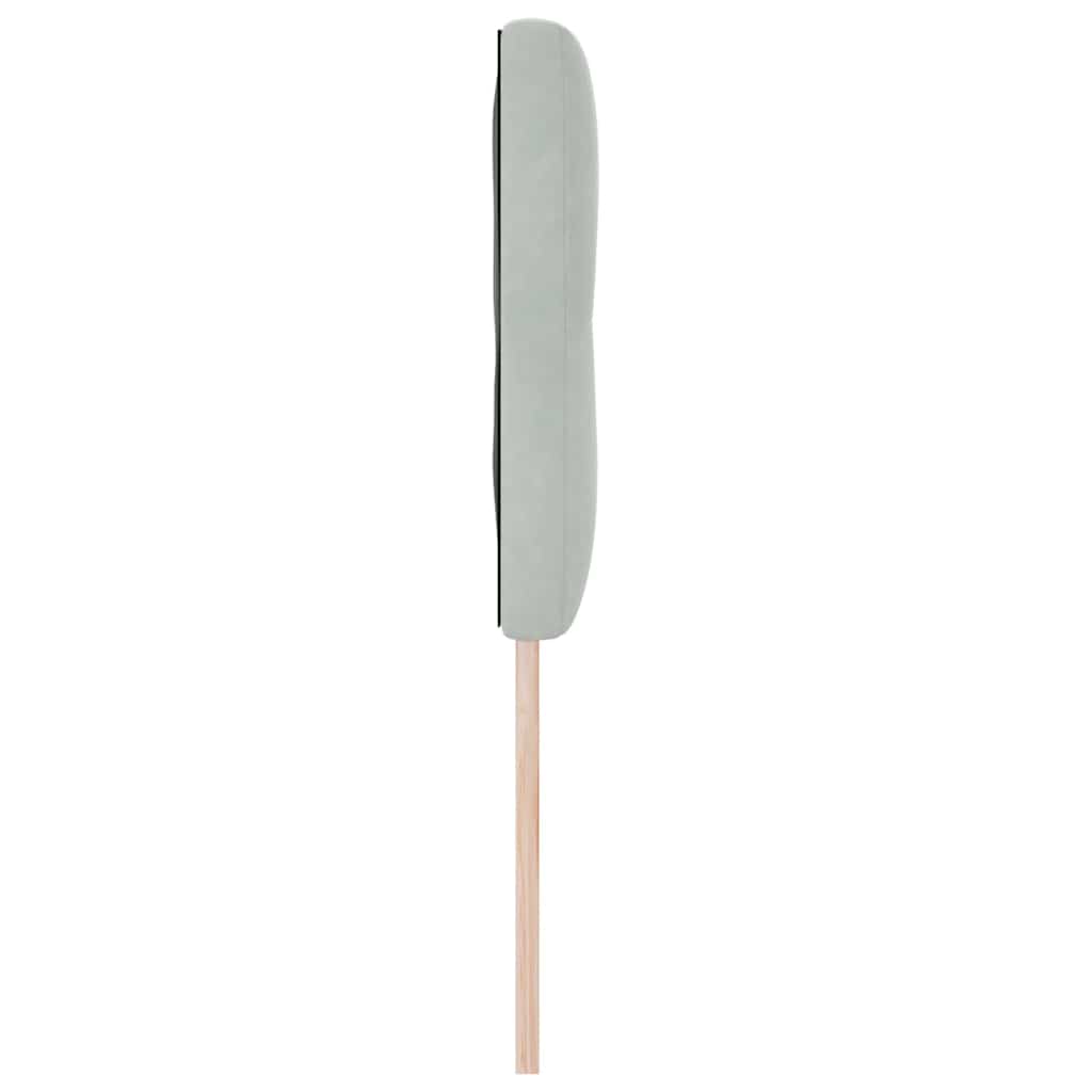 Tête de lit LED avec tête de lit Gris clair 160 cm Polyester - XIOS