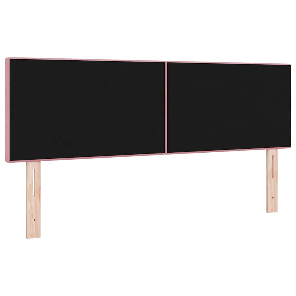 Tête de lit LED avec des lumières à LED Rose 160 cm Polyester - XIOS