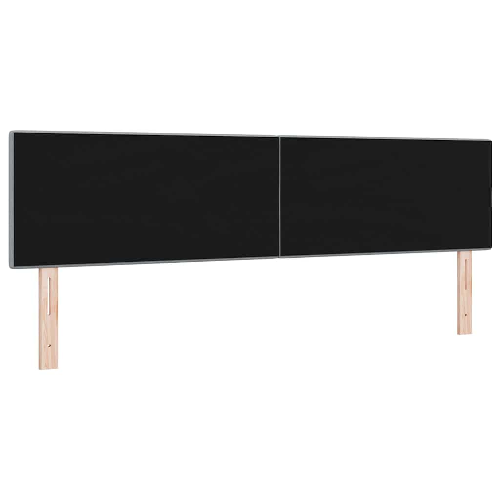 Tête de lit LED avec tête de lit Gris clair 180 cm Polyester - XIOS