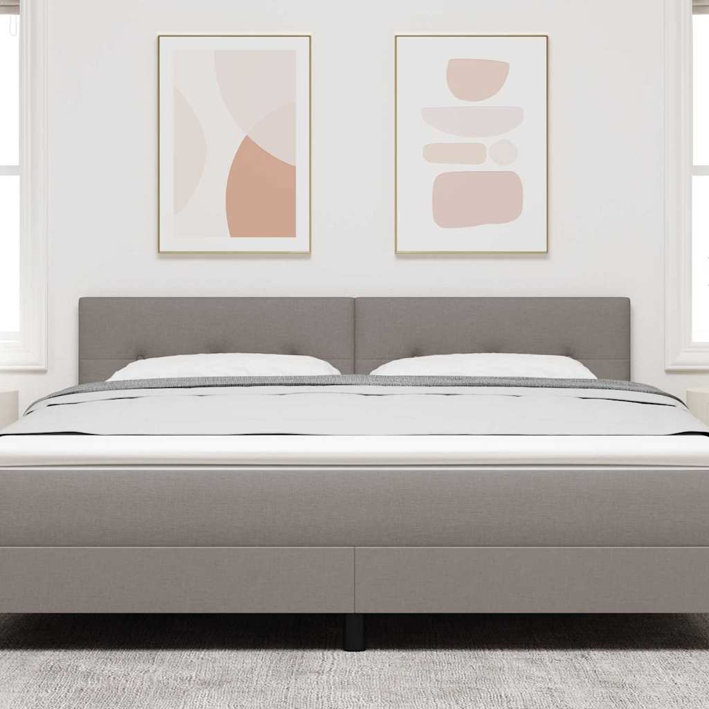 Tête de lit LED avec des lumières à LED Taupe 180 cm Polyester - XIOS