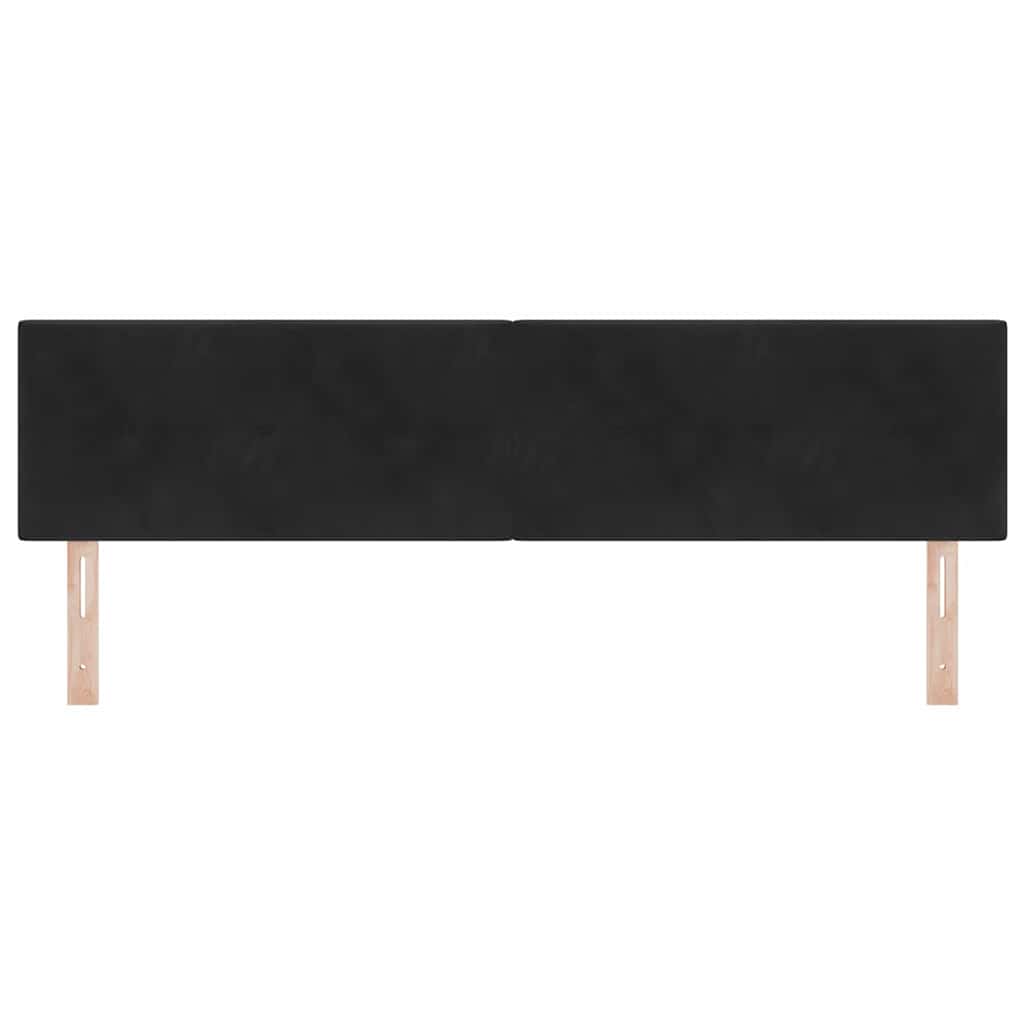 Tête de lit LED avec des lumières à LED Noir 180 cm Polyester - XIOS