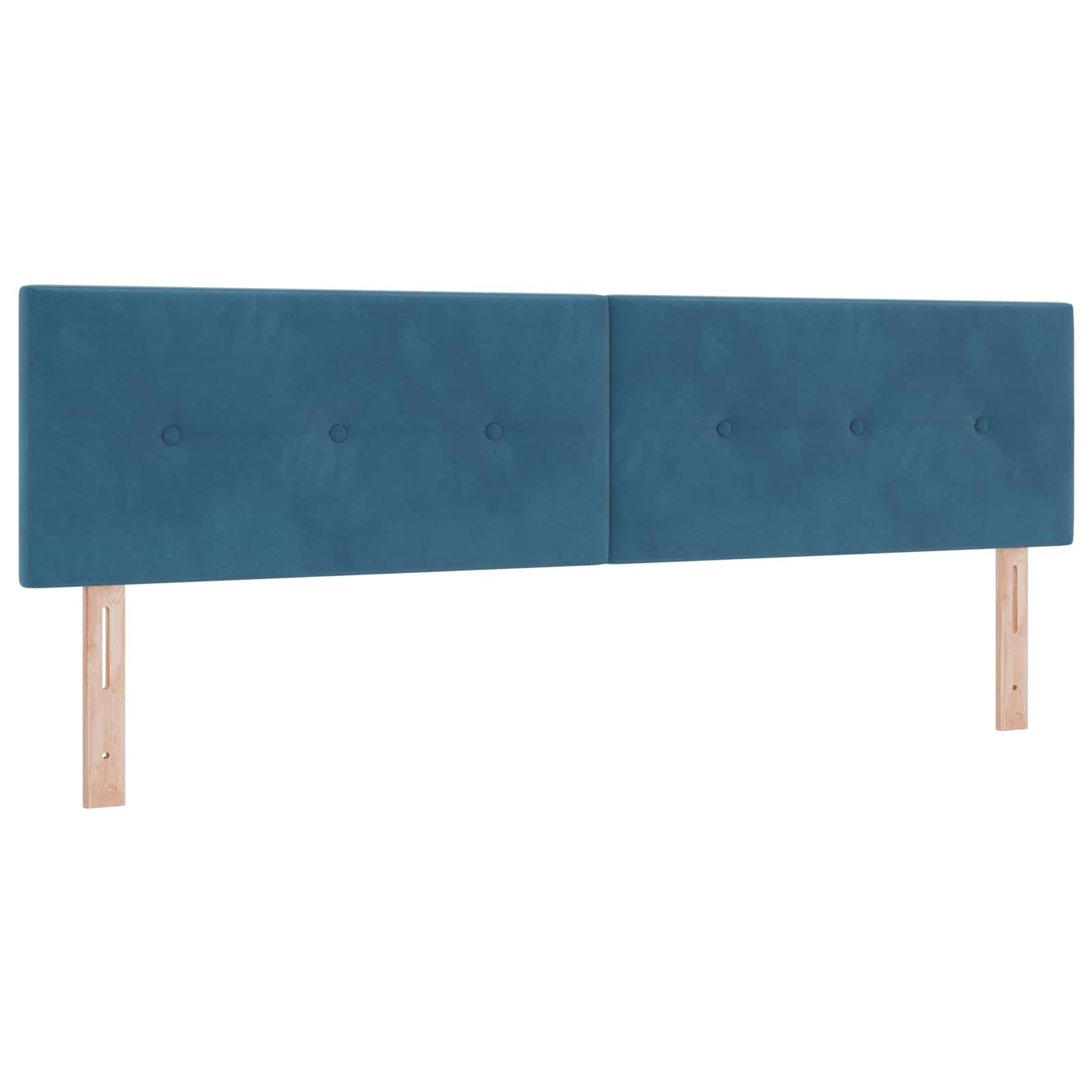 Tête de lit LED avec des lumières à LED Bleu 180 cm Polyester - XIOS