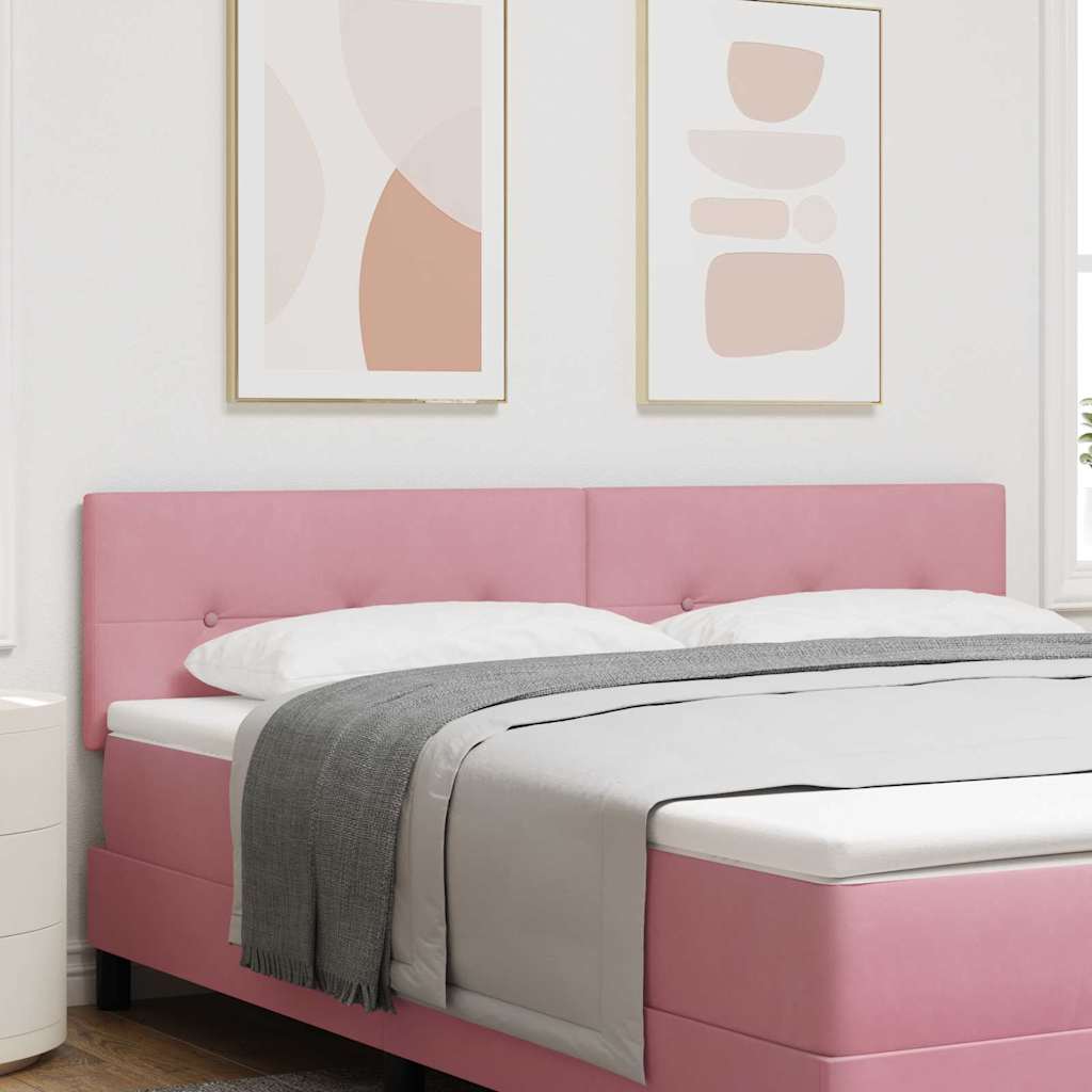 Tête de lit LED avec des lumières à LED Rose 180 cm Polyester - XIOS
