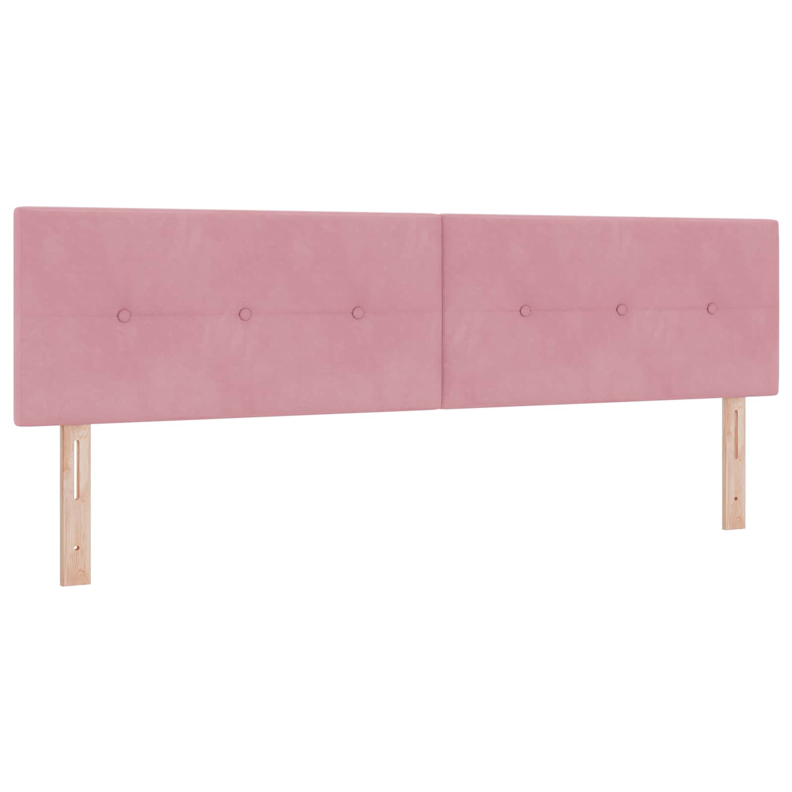 Tête de lit LED avec des lumières à LED Rose 180 cm Polyester - XIOS