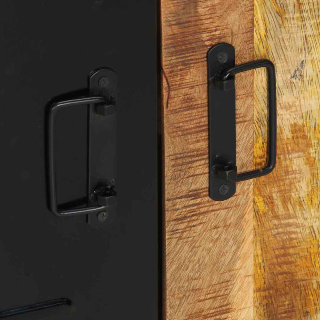 Ensemble de mobilier de salle de bain 2 pièces Marron et Noir