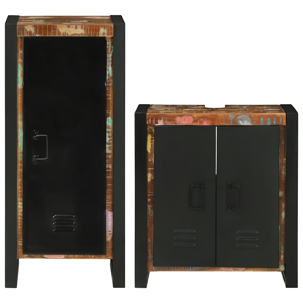 Ensemble de mobilier de salle de bain 2 pièces Multicolore