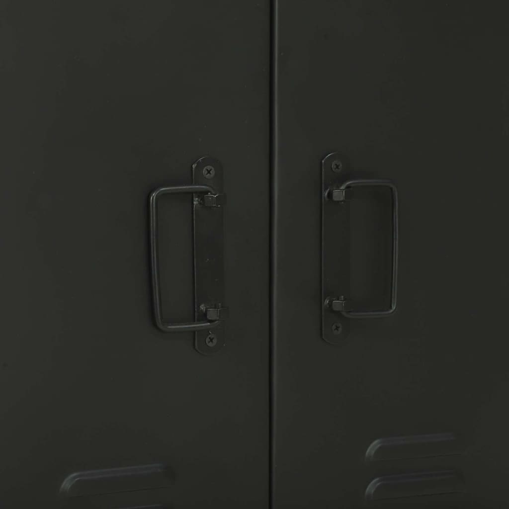 Ensemble de mobilier de salle de bain 2 pièces Marron et Noir