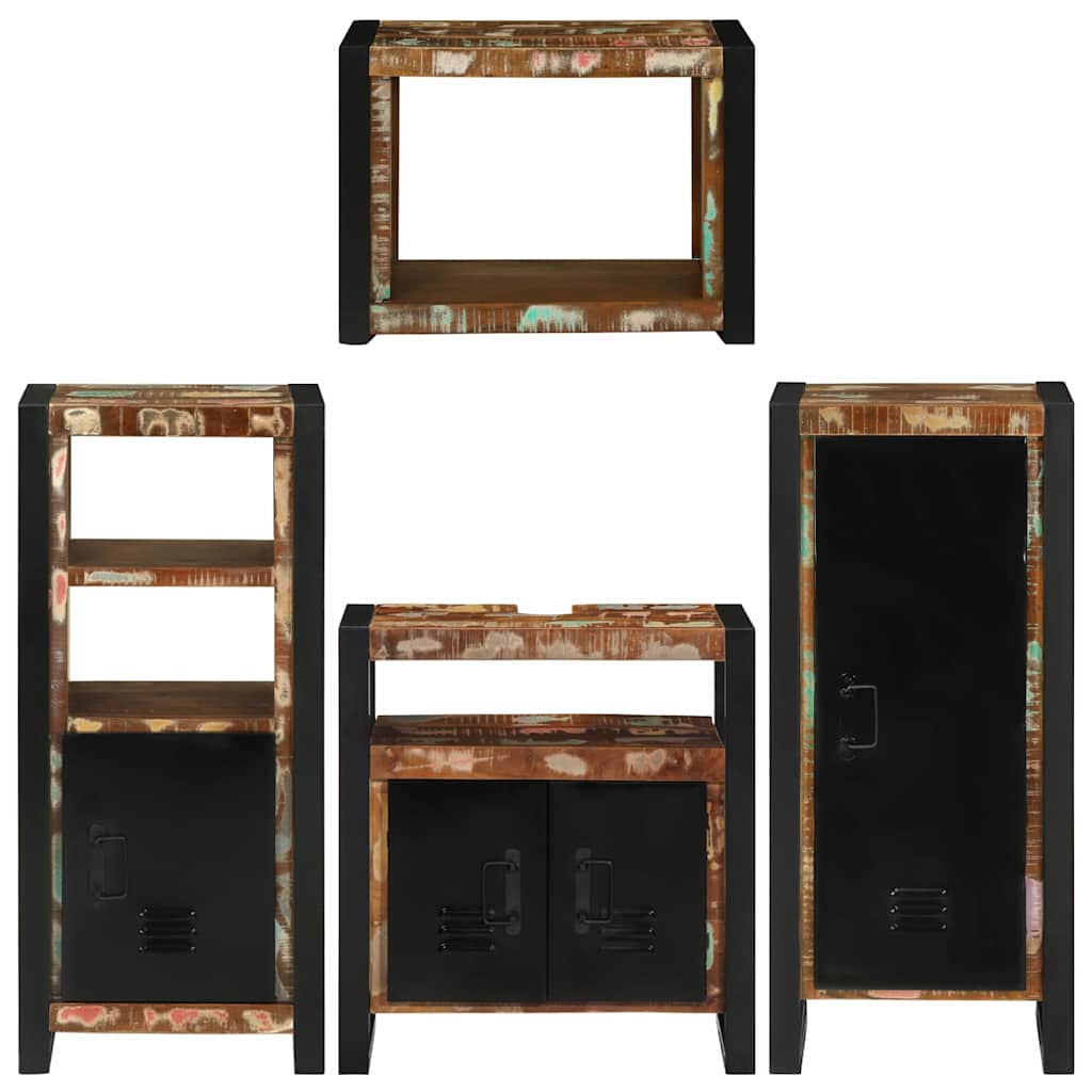 Ensemble de mobilier de salle de bain 4 pc Multicolore
