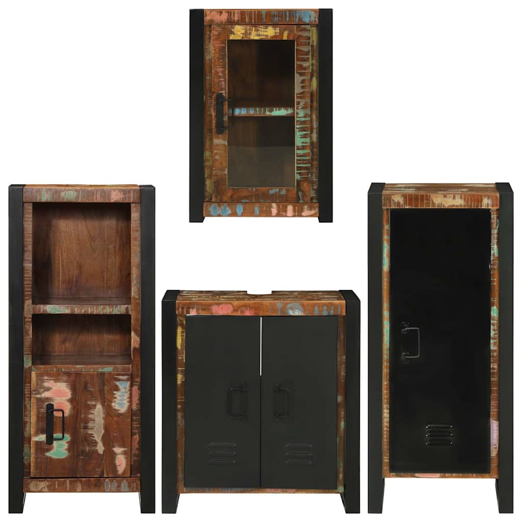 Ensemble de mobilier de salle de bain 4 pc Multicolore