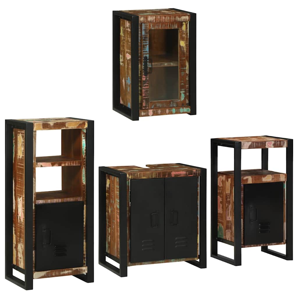 Ensemble de mobilier de salle de bain 4 pc Multicolore