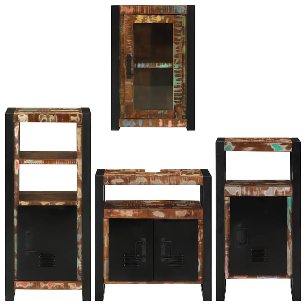 Ensemble de mobilier de salle de bain 4 pc Multicolore