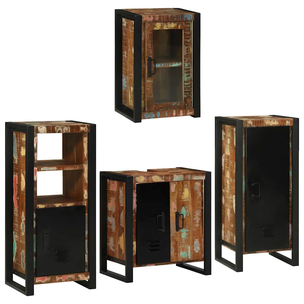 Ensemble de mobilier de salle de bain 4 pc Multicolore