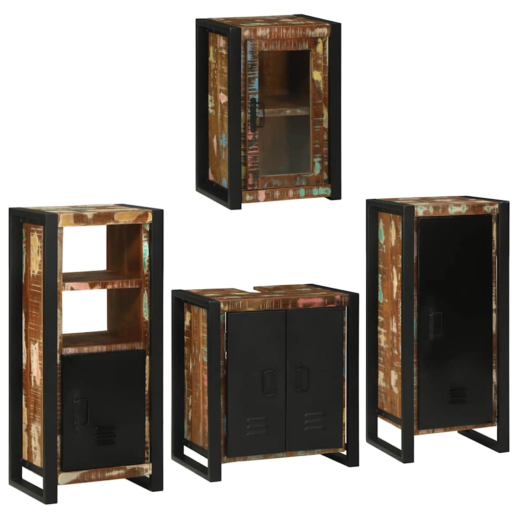Ensemble de mobilier de salle de bain 4 pc Multicolore