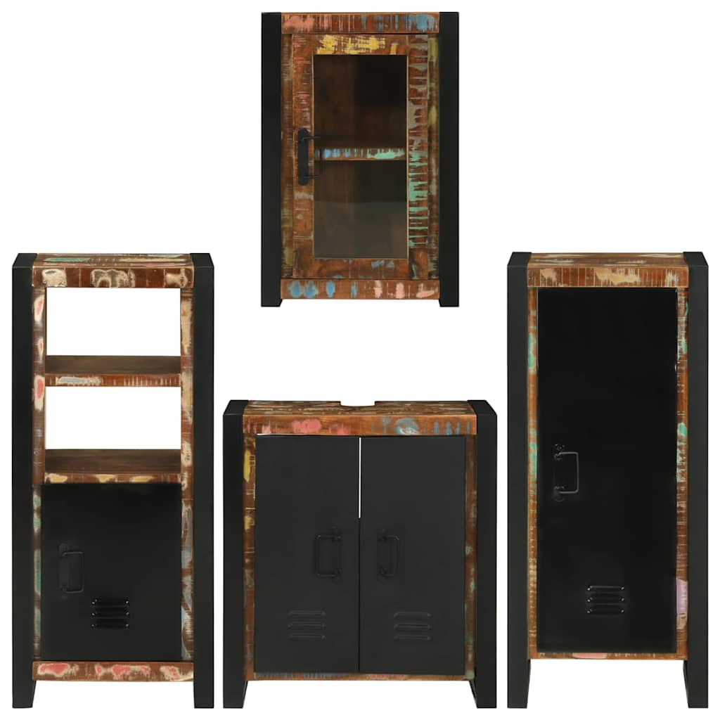 Ensemble de mobilier de salle de bain 4 pc Multicolore