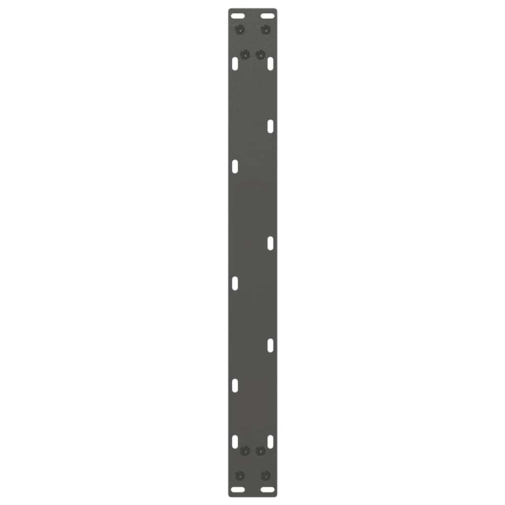 Pieds de table basse en U 2 pièces Anthracite 70 x (30-31) cm Acier - XIOS