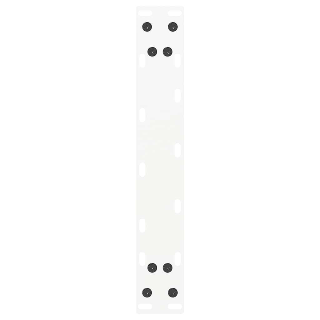 Pieds de table basse en U 2 pièces Blanc 38 x (42-43) cm Acier - XIOS