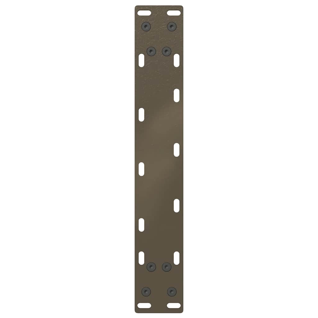 Pieds de table basse en U 2 pièces Acier naturel 38 x (42-43) cm Acier - XIOS