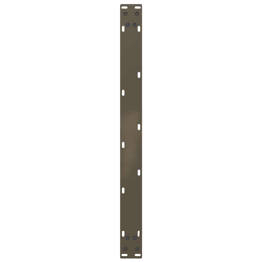 Pieds de table basse en U, 2 pièces, acier naturel, 60 x (42-43) cm - XIOS