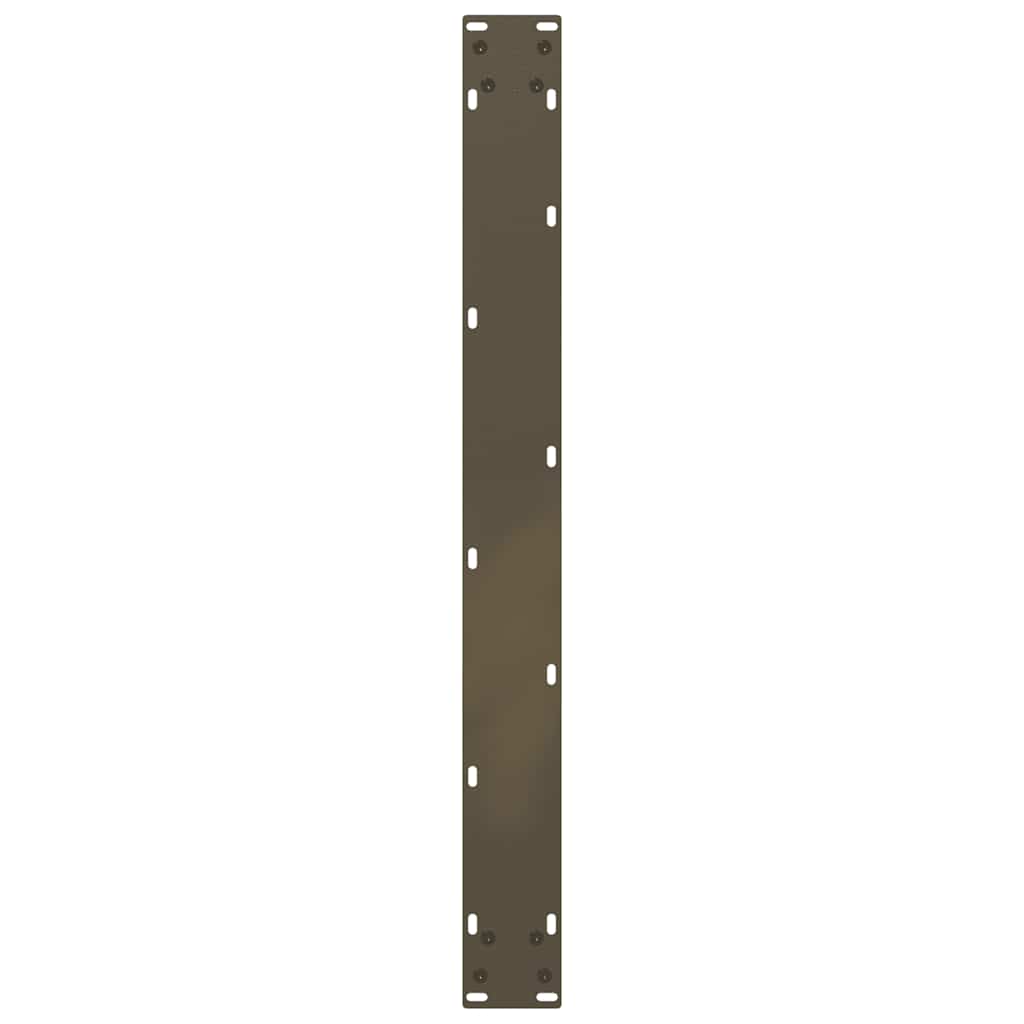 Pieds de table à manger en U 2 pièces Acier naturel 80 x (72-73) cm Acier - XIOS
