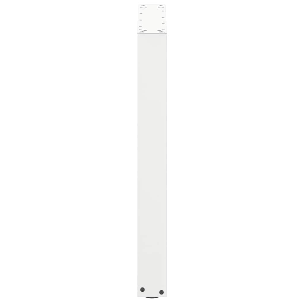 Pieds de table à manger en U, 3 pièces, blanc, 70 x (72-73) cm, acier - XIOS