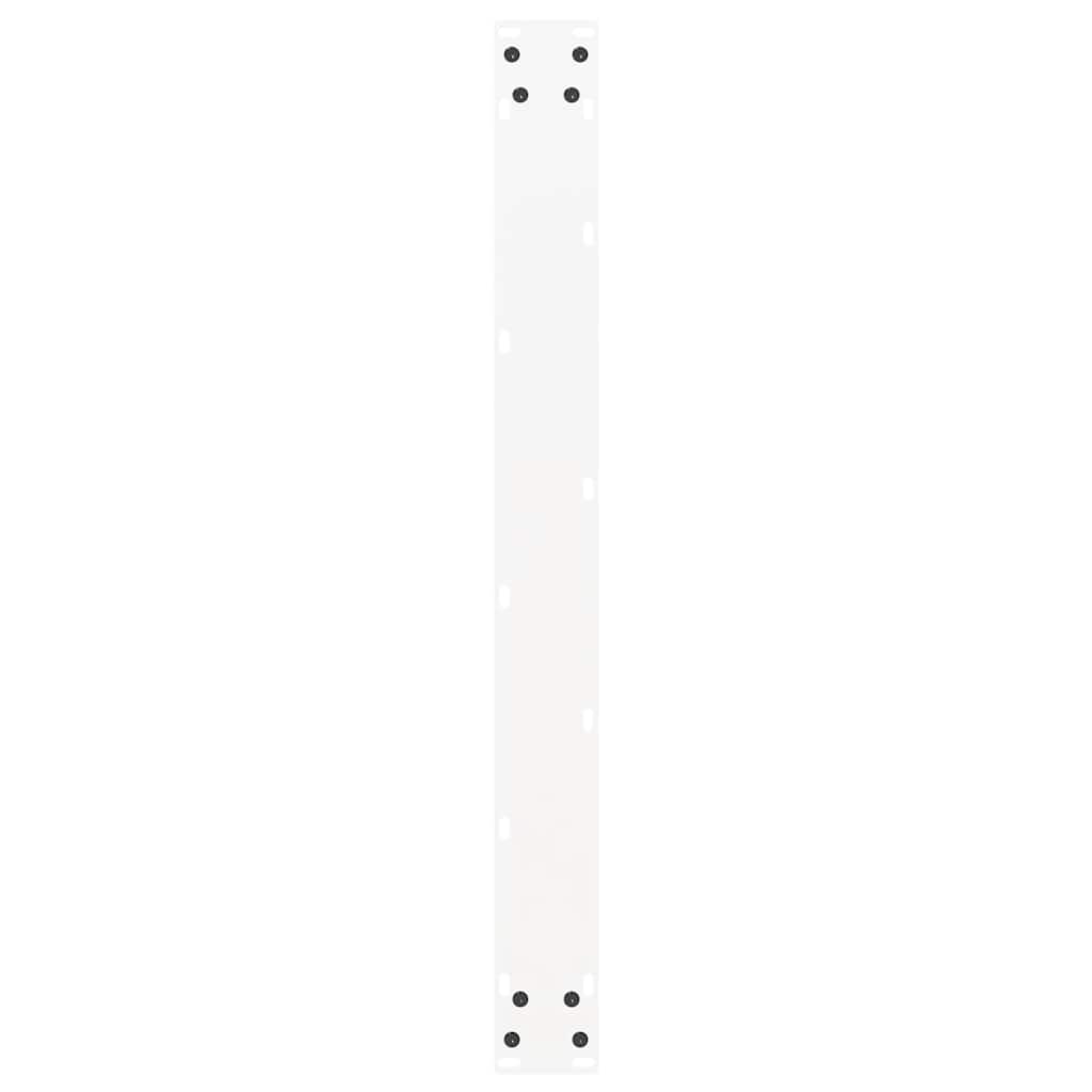 Pieds de table à manger en U 3 pièces Blanc 90 x (72-73) cm Acier - XIOS