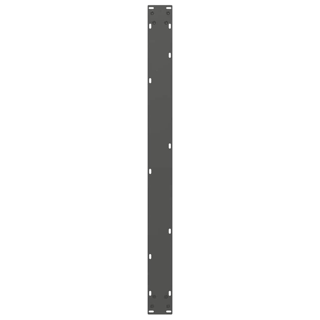 Pieds de table à manger en U 3 pièces Anthracite 100 x (72-73) cm Acier - XIOS