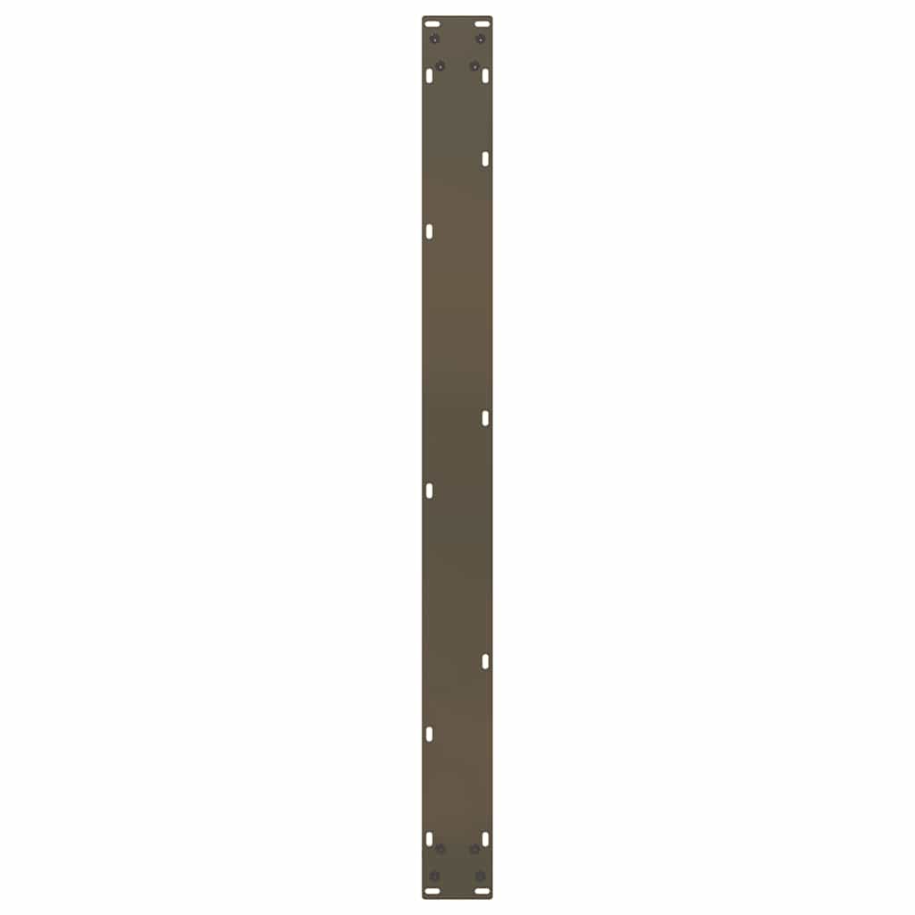 Pieds de table à manger en U 3 pièces Acier naturel 100 x (72-73) cm Acier - XIOS