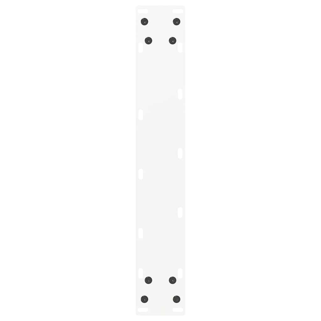 Pieds de table de bar en U, 2 pièces, blanc, 50 x (90-91) cm, acier - XIOS