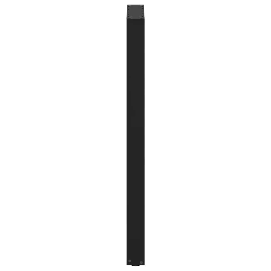 Pieds de table de bar en U, 2 pièces, noir, 40 x (110-111) cm, acier - XIOS