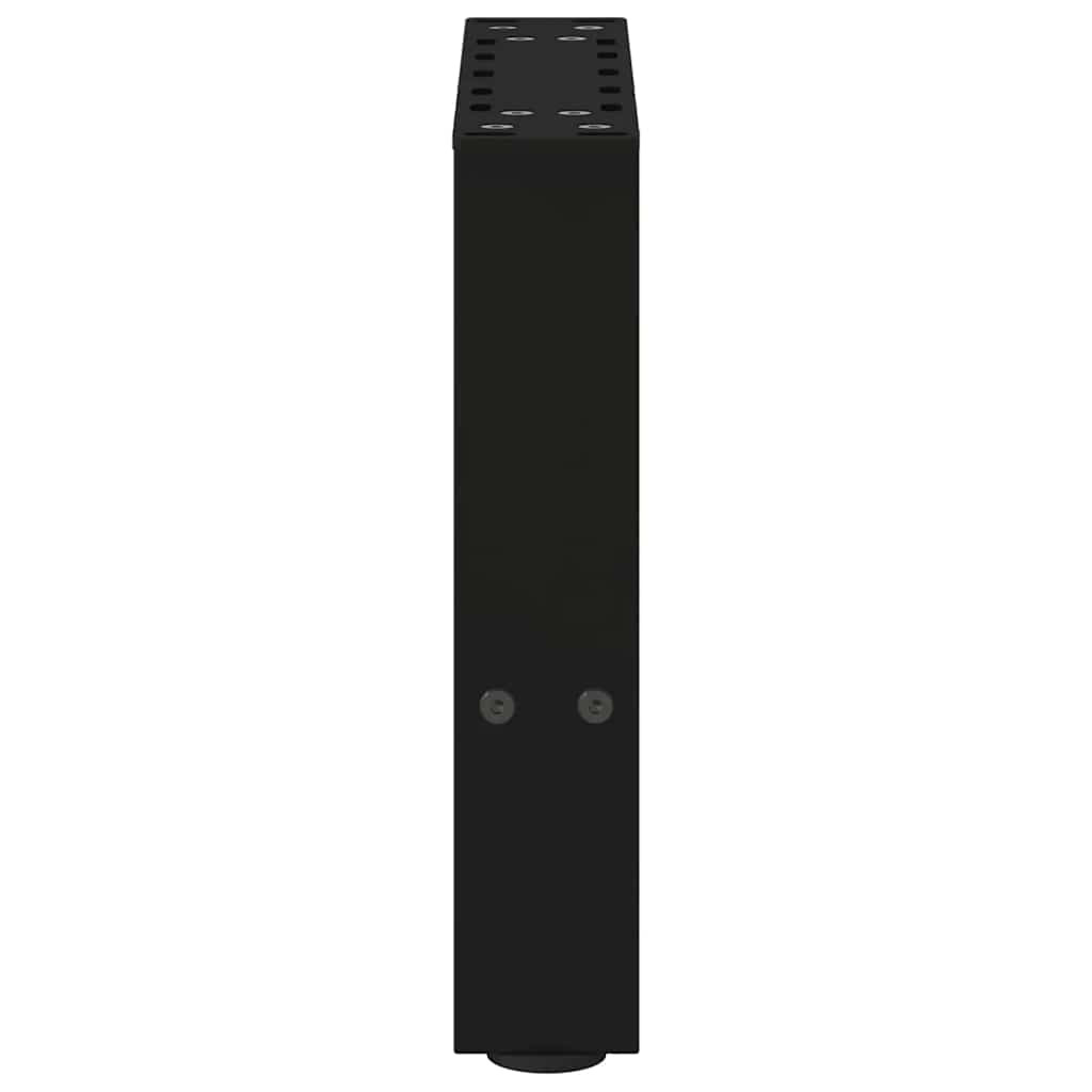 Pieds de table basse Noir 2 pièces 40 x (30-31) cm Acier - XIOS
