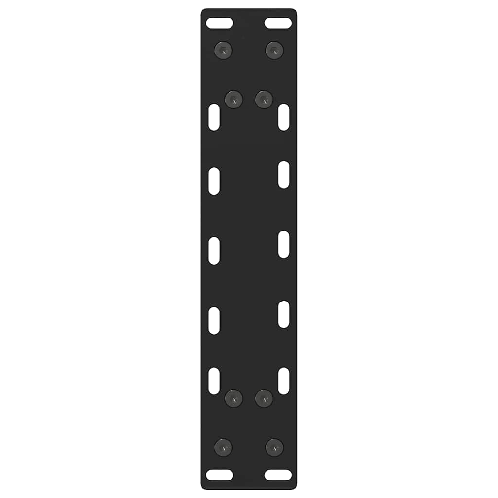 Pieds de table basse Noir 2 pièces 40 x (30-31) cm Acier - XIOS