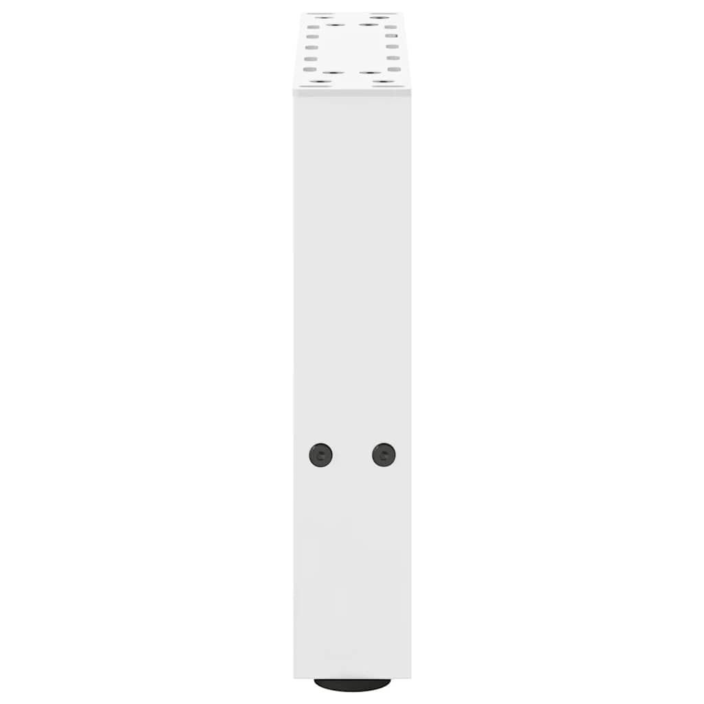 Pieds de table basse Blanc 2 pièces 40 x (30-31) cm Acier - XIOS