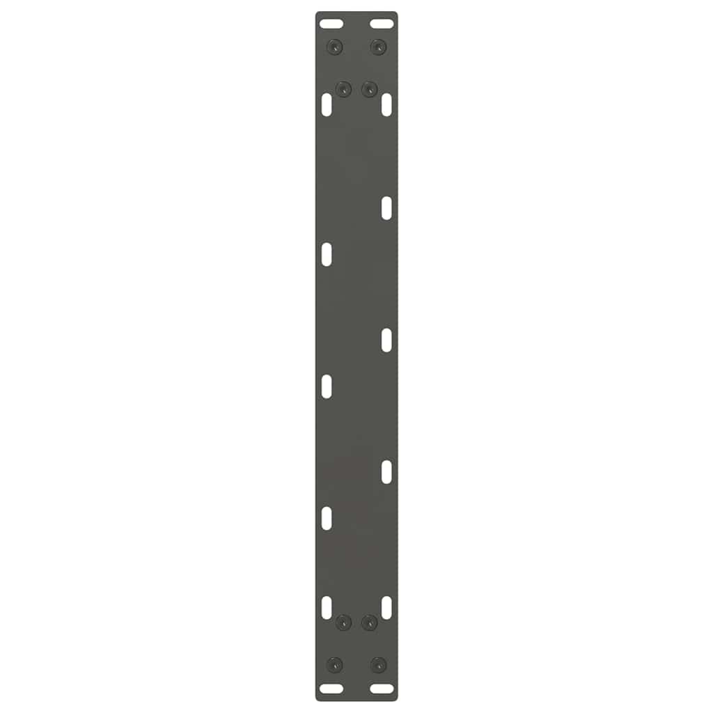 Pieds de table basse Anthracite 2 pièces 50 x (30-31) cm Acier - XIOS
