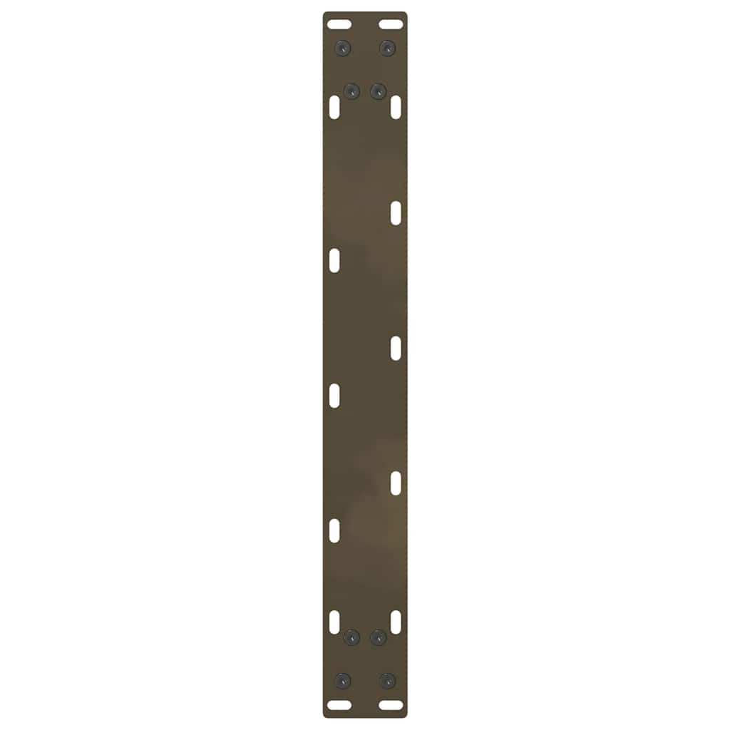 Pieds de table basse en acier naturel 2 pièces 50 x (30-31) cm Acier - XIOS