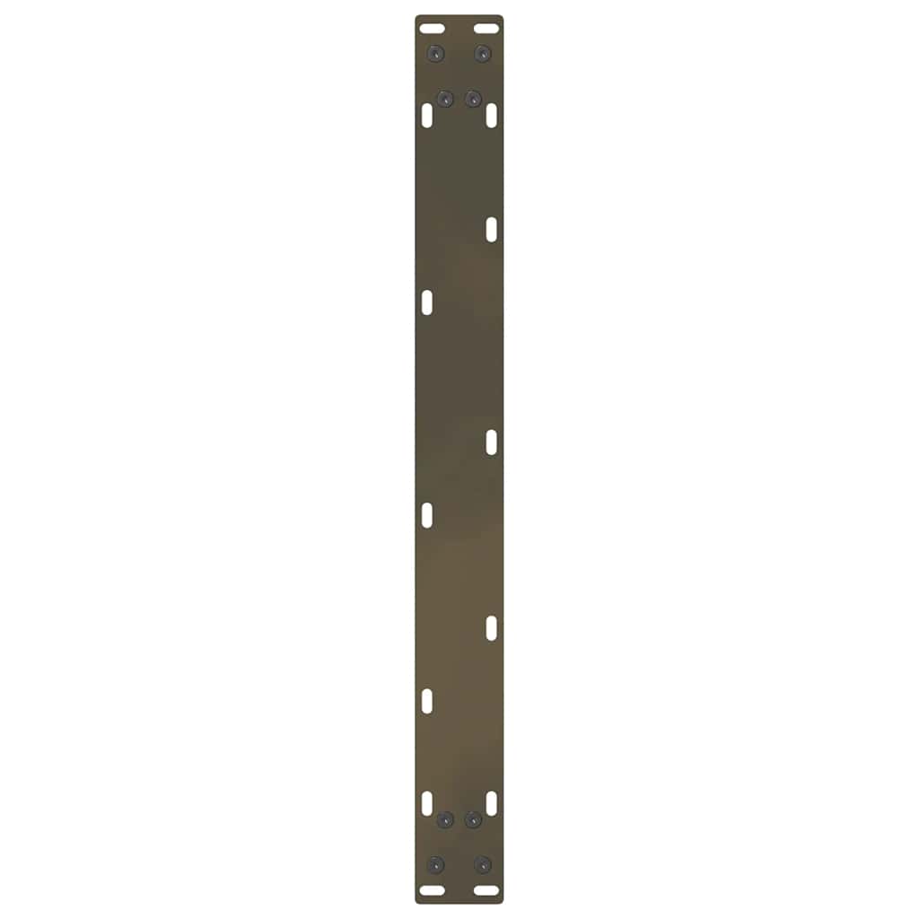 Pieds de table basse en acier naturel 2 pièces 70 x (30-31) cm Acier - XIOS