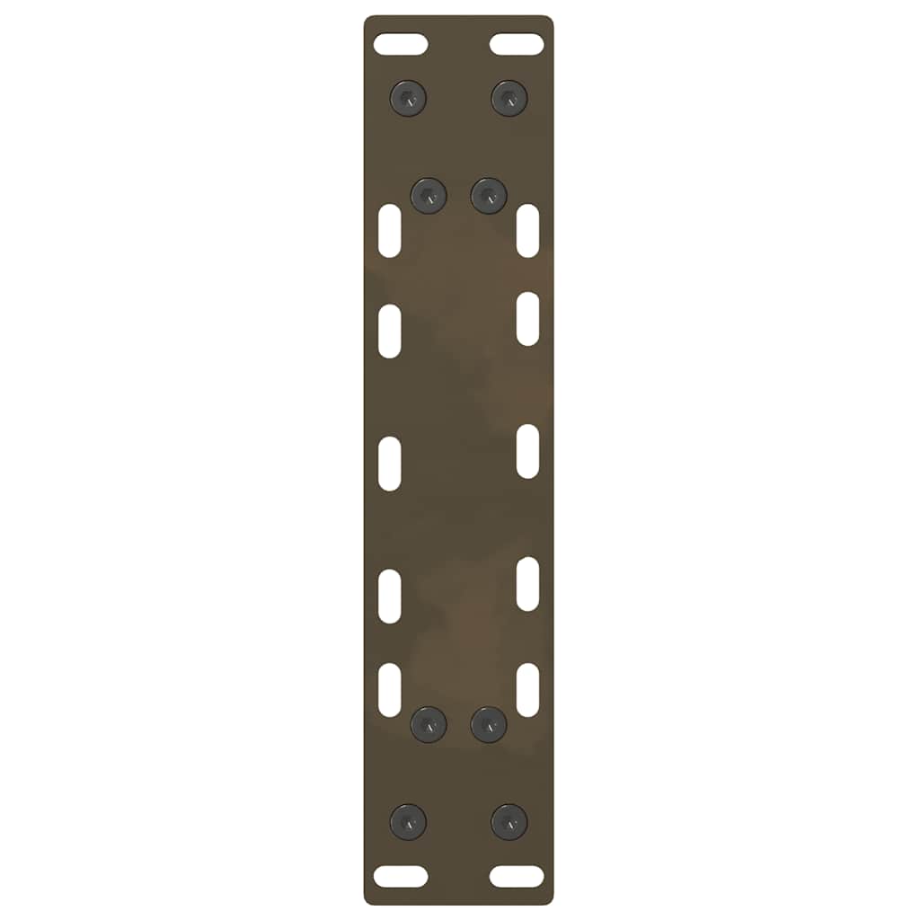 Pieds de table basse en acier naturel 2 pièces 28 x (42-43) cm Acier - XIOS