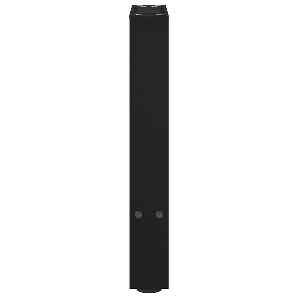 Pieds de table basse Noir 2 pièces 38 x (42-43) cm Acier - XIOS