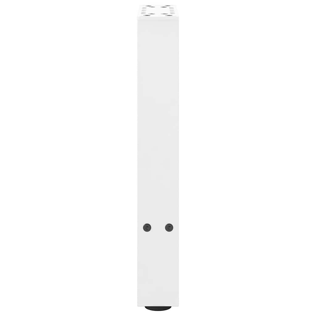 Pieds de table basse Blanc 2 pièces 38 x (42-43) cm Acier - XIOS