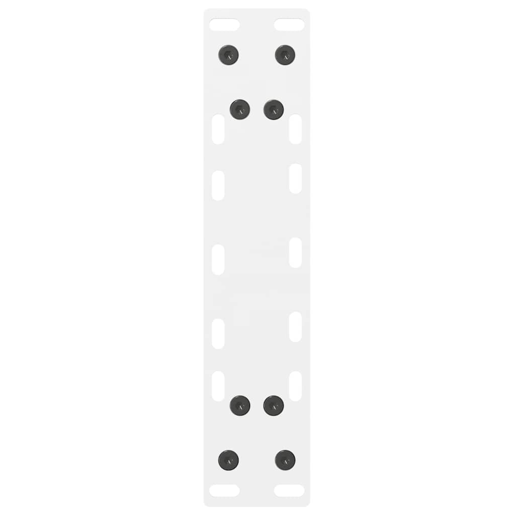 Pieds de table basse Blanc 2 pièces 38 x (42-43) cm Acier - XIOS