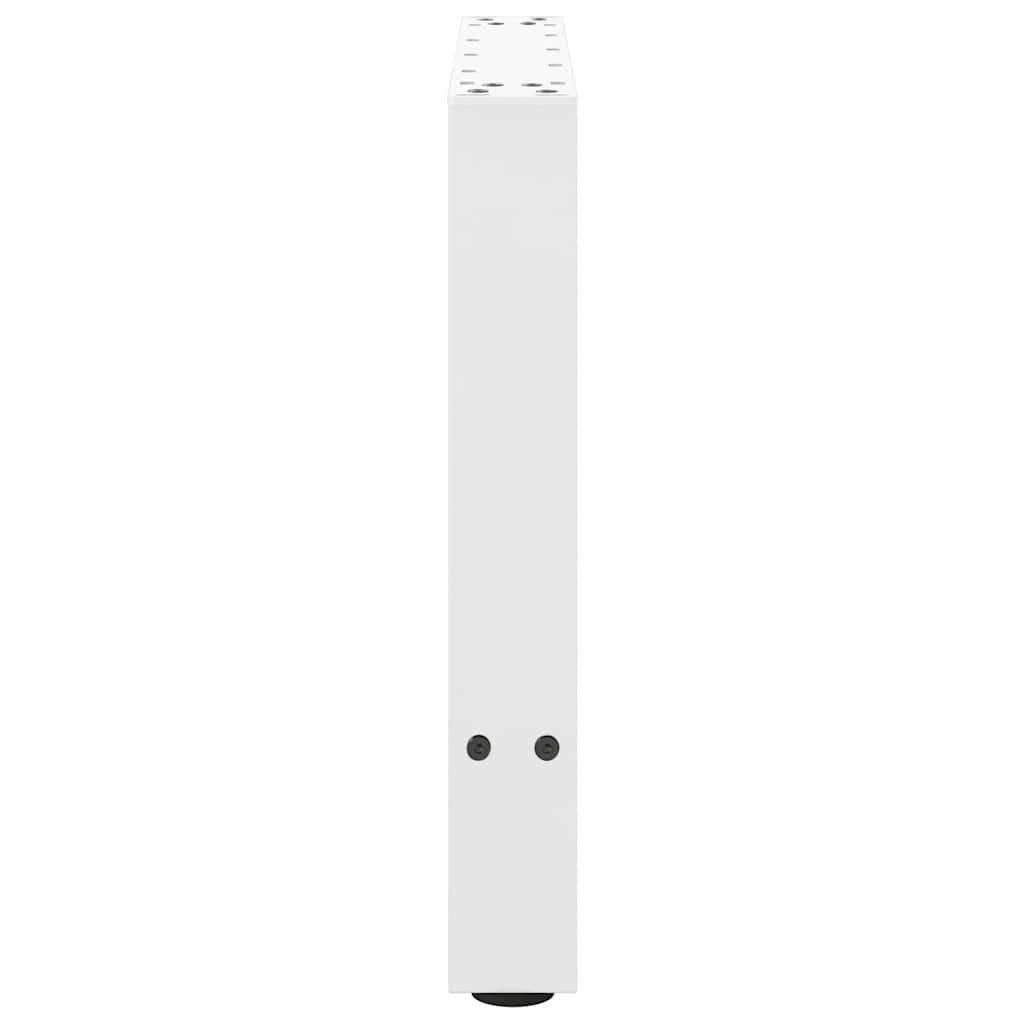 Pieds de table basse Blanc 2 pièces 60 x (42-43) cm Acier - XIOS