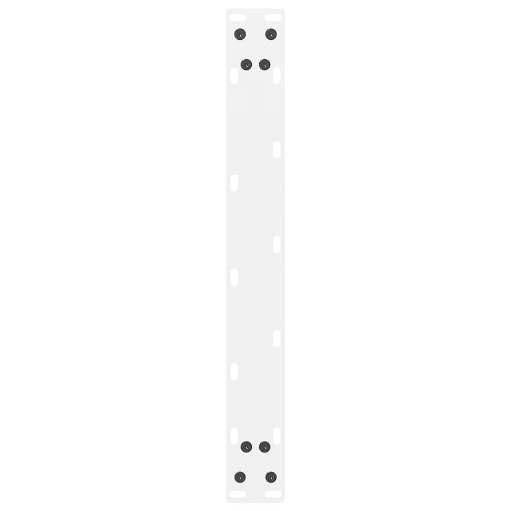 Pieds de table basse Blanc 2 pièces 60 x (42-43) cm Acier - XIOS