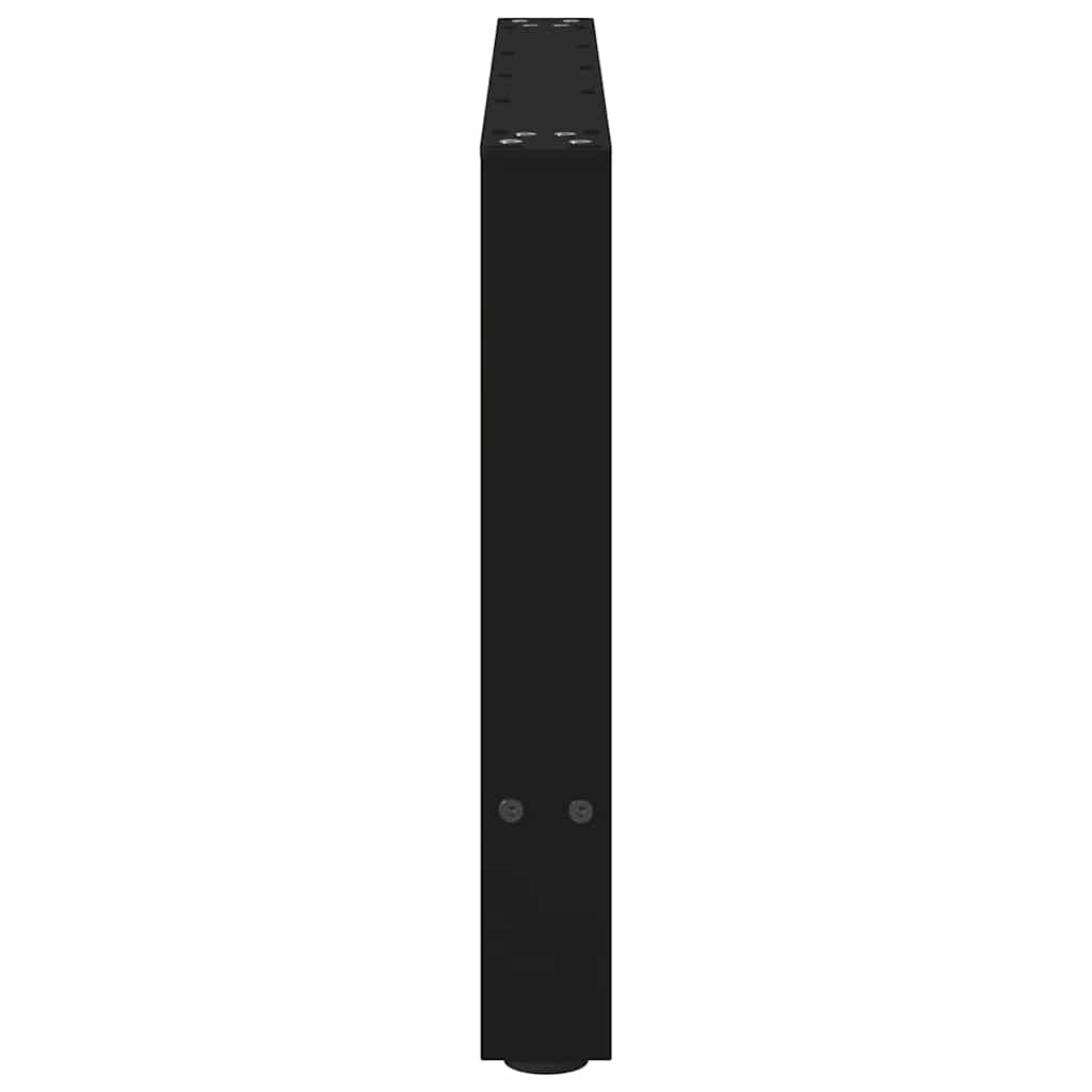 Pieds de table basse Noir 2 pièces 70 x (42-43) cm Acier - XIOS
