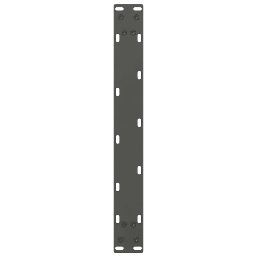 Pieds de table basse Anthracite 2 pièces 70 x (42-43) cm Acier - XIOS