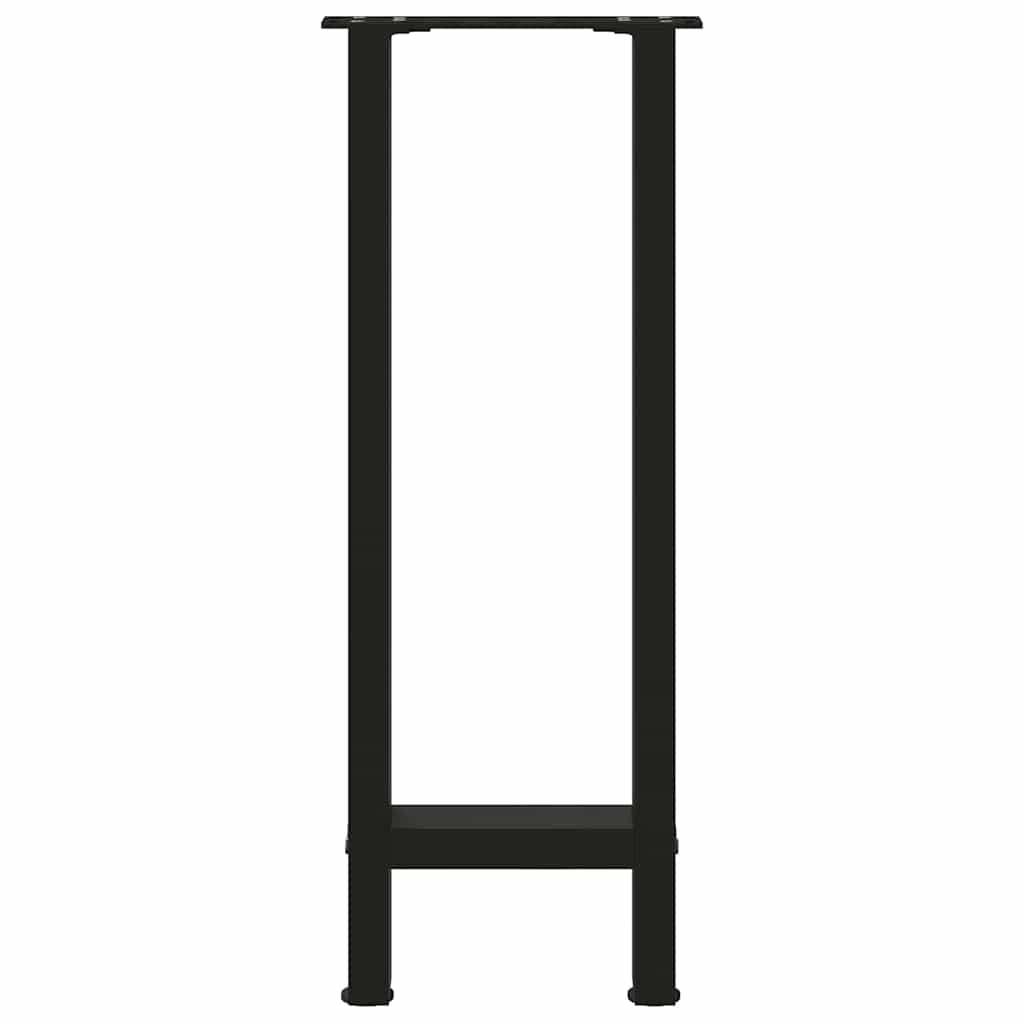Pieds de table console Noir 2 pièces 28 x (72-73) cm Acier - XIOS