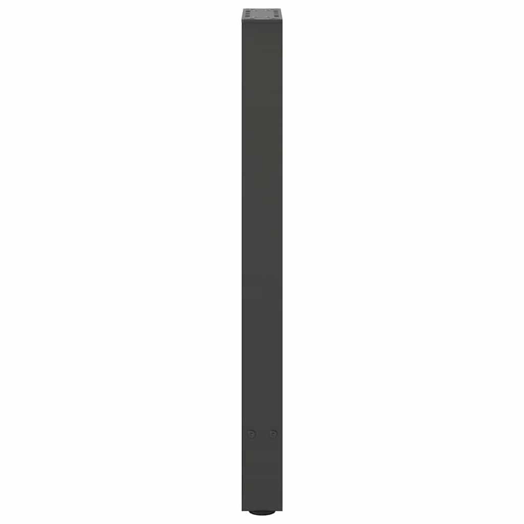 Pieds de table basse anthracite 2 pcs 38x(72-73) cm acier Pieds de table vidaXL