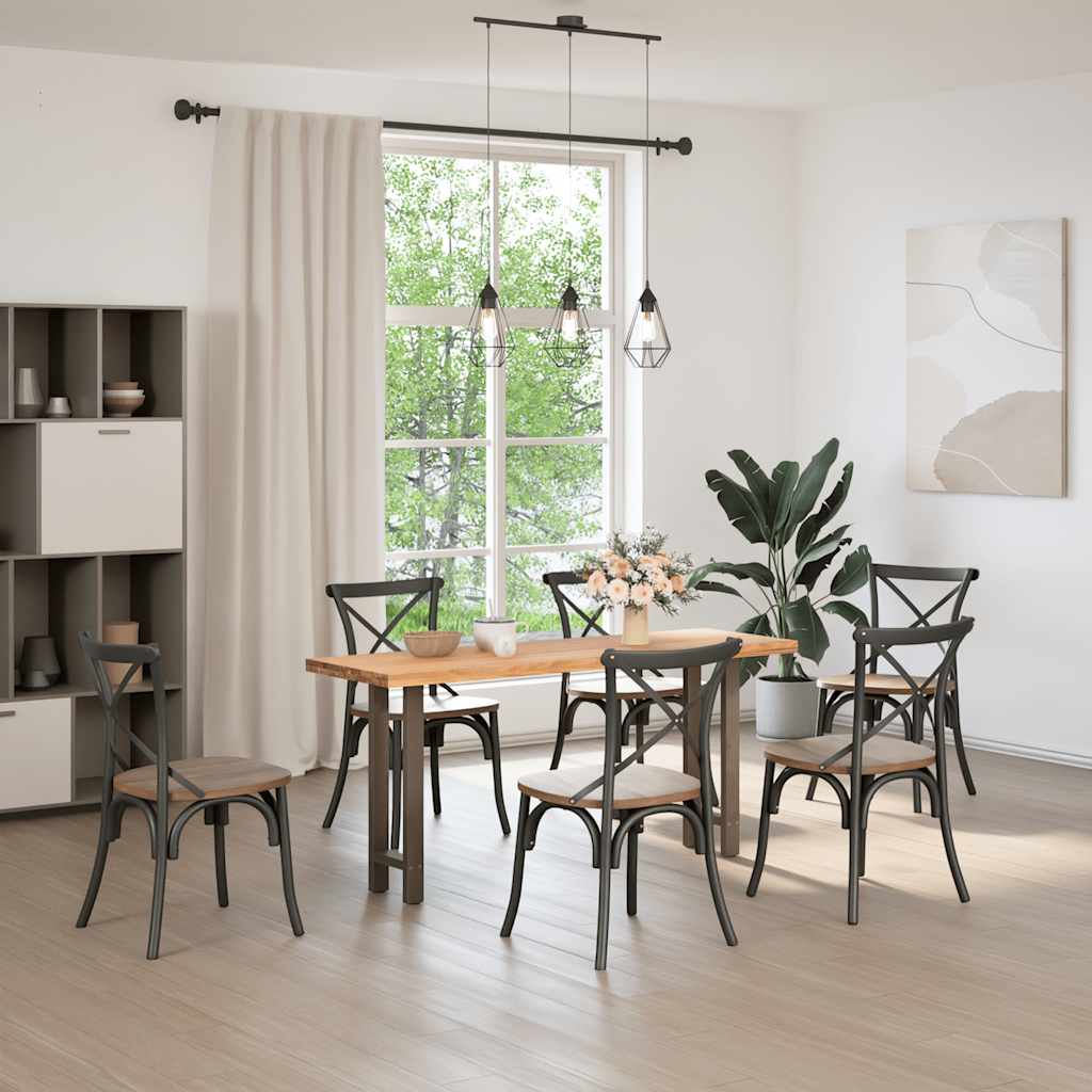 Pieds de table basse acier naturel 2 pcs 38x(72-73) cm acier Pieds de table vidaXL